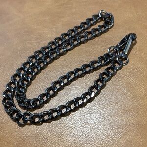 Unbranded Gun Metal Chain 27” NWOT